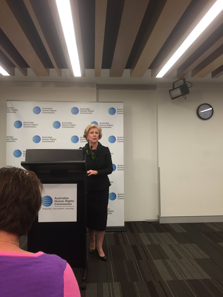 EmilyHowie's tweet photo. Great to be at @AusHumanRights #PathwaysToProtection launch. There are alternatives to harmful offshore detention https://t.co/kCpnhQp1nR