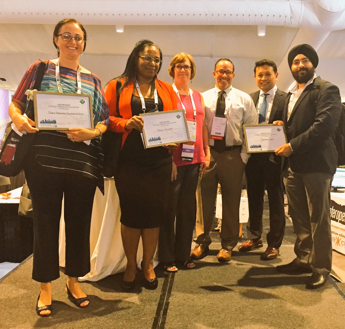 SCDM_DataDriven's tweet photo. Congrats to the Poster winners and thank you @WaifeAssoc for sponsoring #SCDM16 https://t.co/rlMDHQGjSD