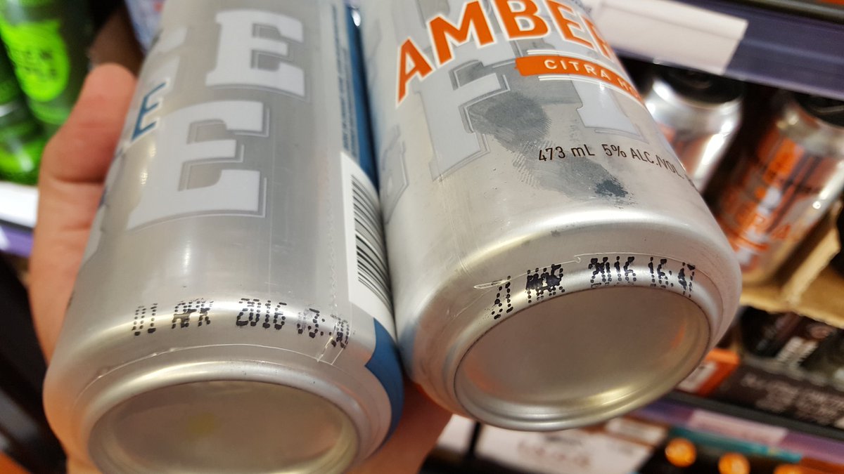 craftbeerdarren's tweet photo. Excited to try the new @CollectiveBrew #ForgeandFire Pale Ale and Amber. That is, until I saw the packaged dates. https://t.co/gRE1LzEYru