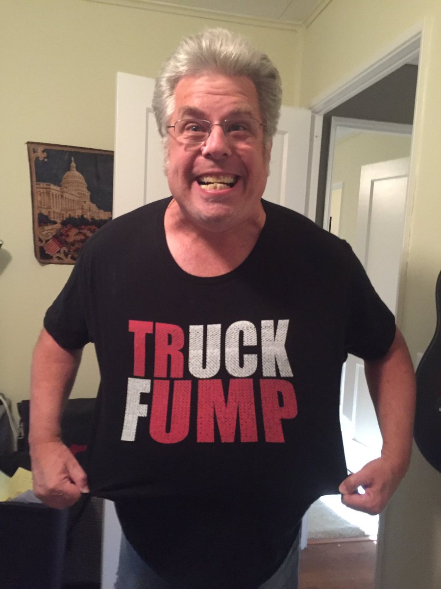 Mojo is wearing his favorite shirt! #frucktrump #comedy #lyincocksuckers