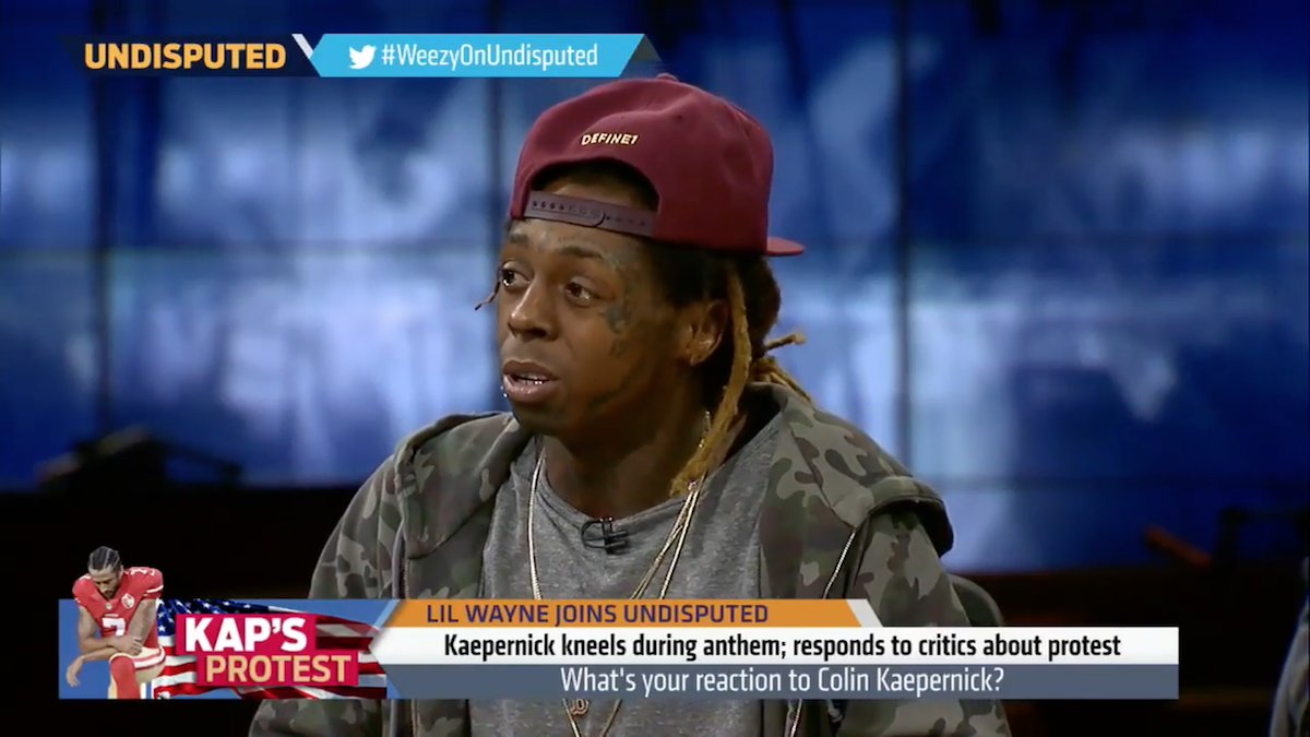 theblaze's tweet photo. Rapper Lil Wayne is asked about racism in America. Very few could have predicted his answer. https://t.co/EUpr3xcbFk https://t.co/WiLhnghCtX