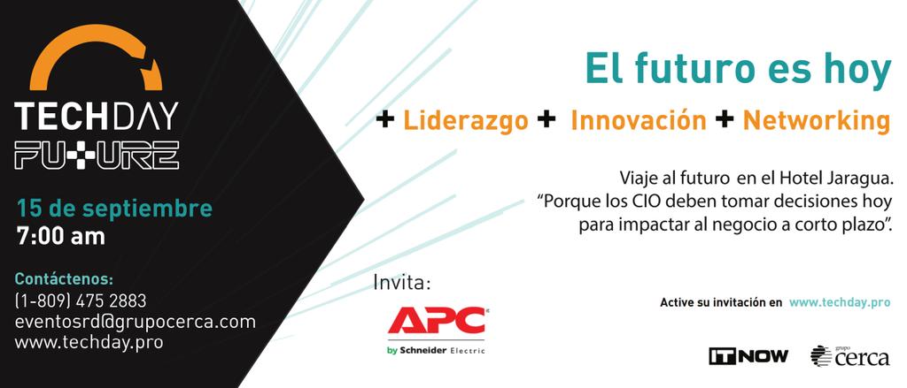 IsaacRamirez's tweet photo. Hey #TechDay16 RD es un par de días, gracias @SchneiderMX y @Manuel_ITB por la cortesía de la invitación 💪😆👍 https://t.co/OqW180dLVD