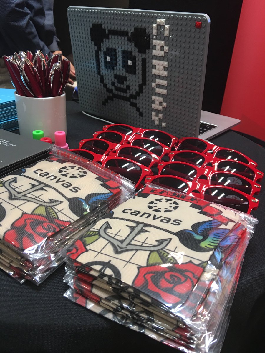 eduridden's tweet photo. All set for a fun three days at #ITENZ in #Christchurch. Swing by @canvaslms and say hello. We don’t bite…..hard. ;) https://t.co/Aadvfp9WuX