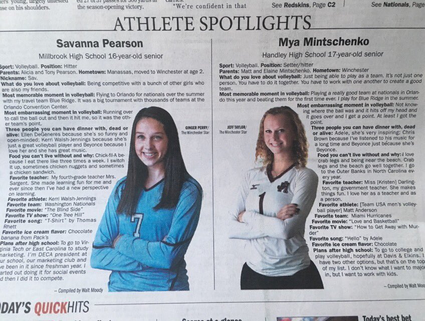 Our BRVA family wanted to say how proud we are of Savanna Pearson and Mya Mintschenko!🏐❤️