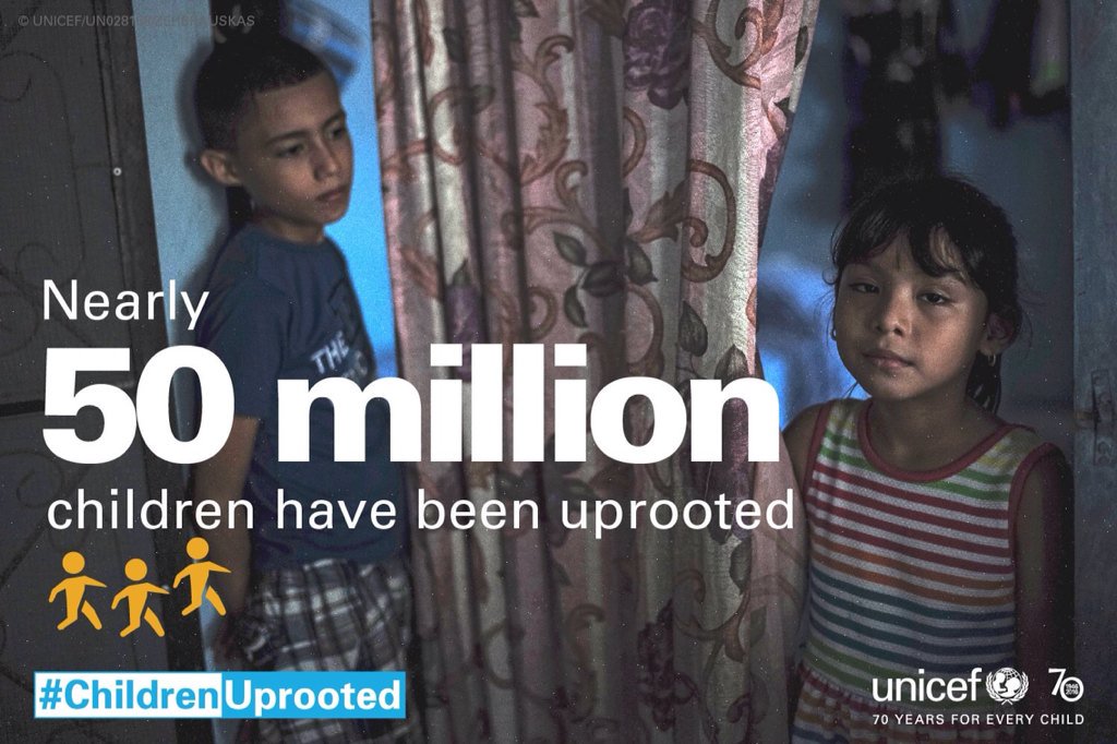 vincentmenezes's tweet photo. #Global #ChildhoodMigration &
#Displacement
#AReport.. https://t.co/dmllZh57uV
#ChildrenUprooted .@UNICEF https://t.co/O87C9ZYjJc