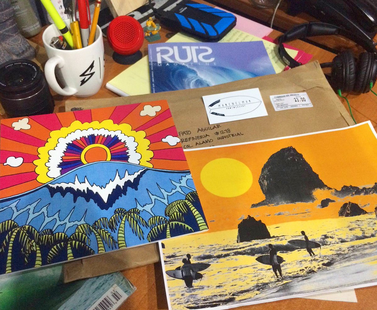 Gracias por los prints <a href="/MarenelmarPhoto/">mariana Villela</a>! Chequen su nuevo proyecto de fotografía de #Surf combinado con ilustración!