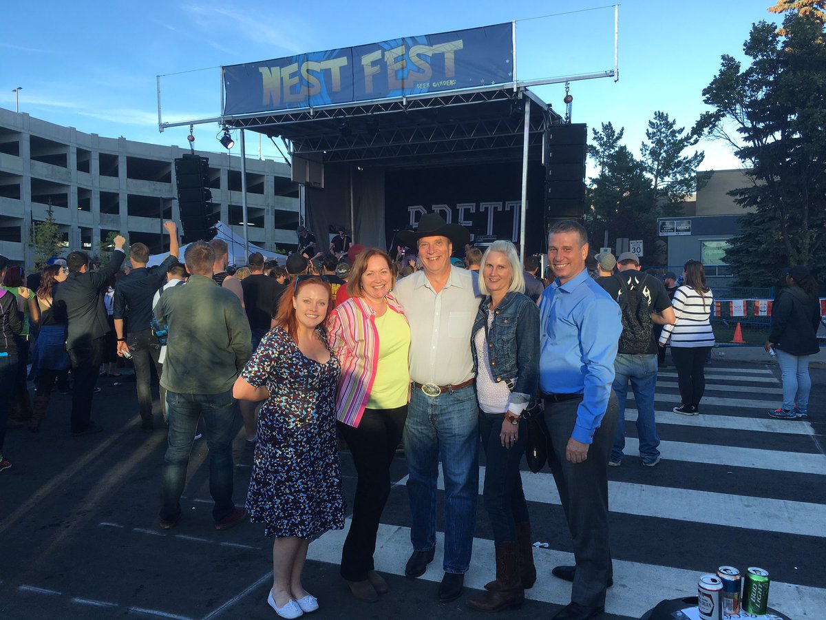 NAITSA's tweet photo. Having a blast with @GlennFeltham and @Redsparrow__  @KevinShuff with @BrettKissel at #nestfest @Nait #yegevent https://t.co/MhGgqjlyA6