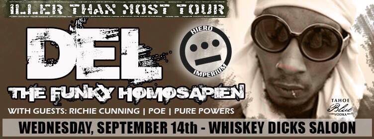 My #IllerThanMostTour kicks back off tomorrow starting in S Lake Tahoe followed by Arcata, CA, Eugene, OR and more..