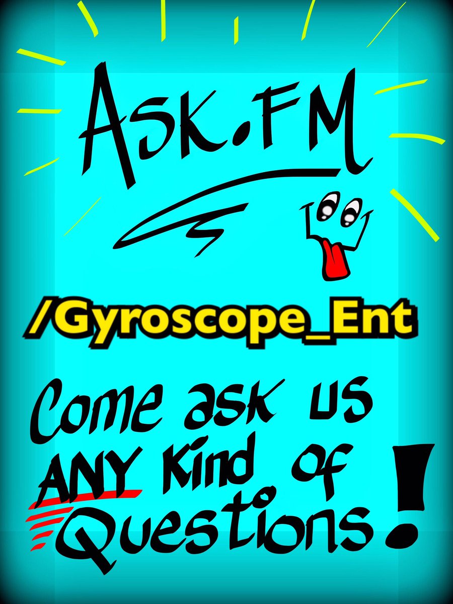 gyroscope_ent's tweet photo. We now have an ASK.FM account!
https://t.co/KujSCUO4w1
Come ask us any kind of questions!!!
#Askfm #AskAnything https://t.co/qvbfTbUQIi