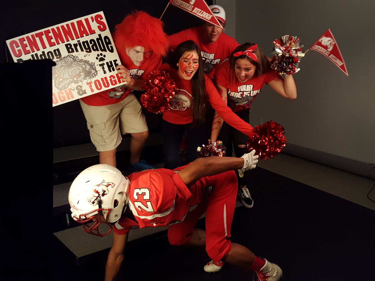 NVJurney's tweet photo. Here we go...behind the scenes of the #BellGame special cover. Look for it Friday. #copreps https://t.co/l2qJgFsDME