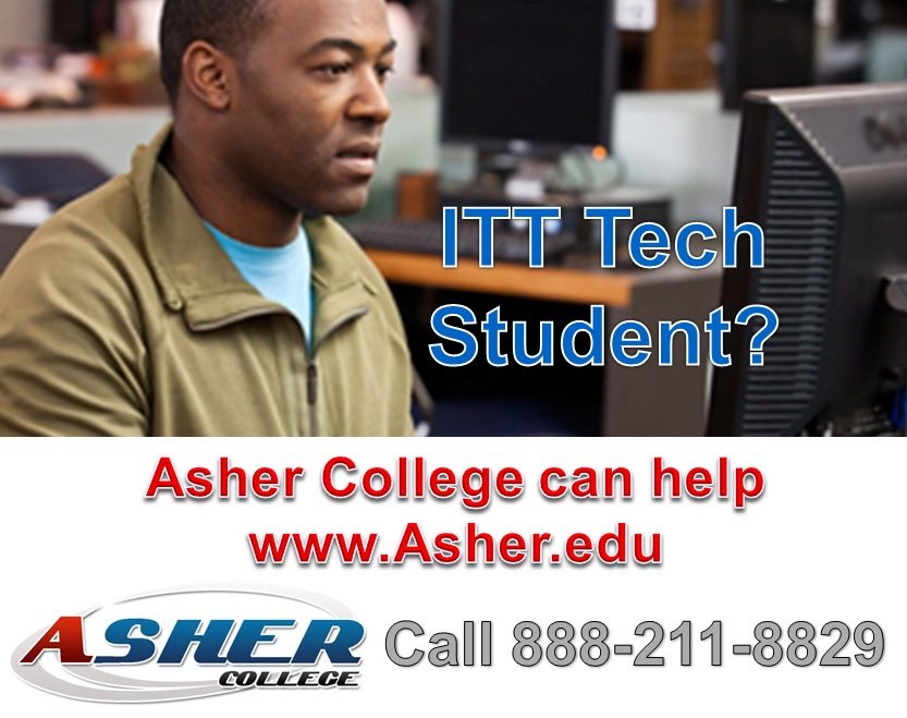 ashercollege's tweet photo. Atten: ITT students - Asher College can help you finish what you started in Sacramento, Las Vegas, &amp; Dallas #ITTTECH https://t.co/0Zx4iJWq57