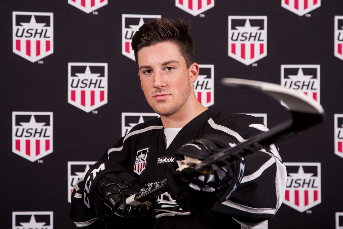 USHL's tweet photo. @TheRealVersich @belisle19 🎯 #WhosNext https://t.co/RGL7W7w8rd