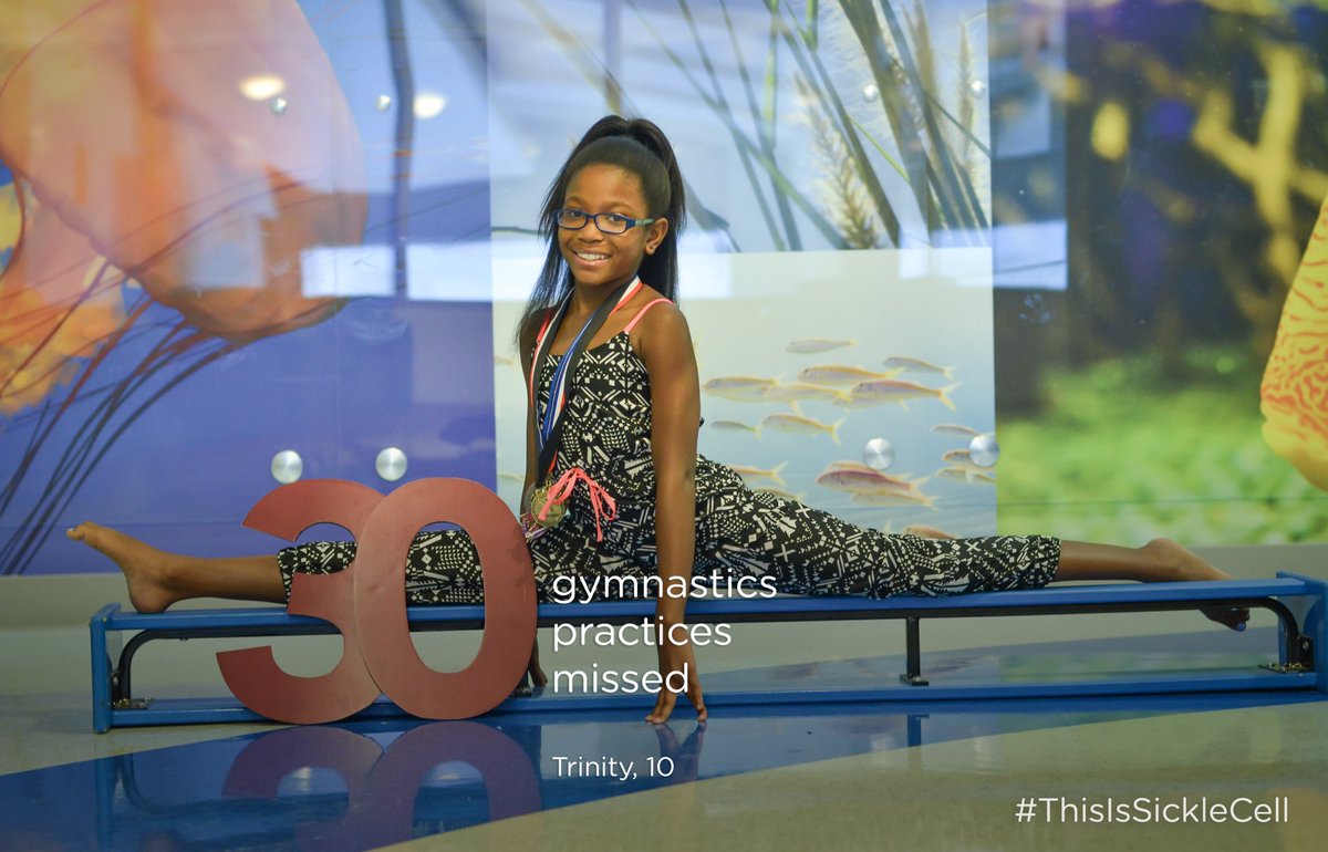 childrensatl's tweet photo. Trinity doesn’t let pain keep her from competing. #ThisIsSickleCell https://t.co/rUe4BItzQv