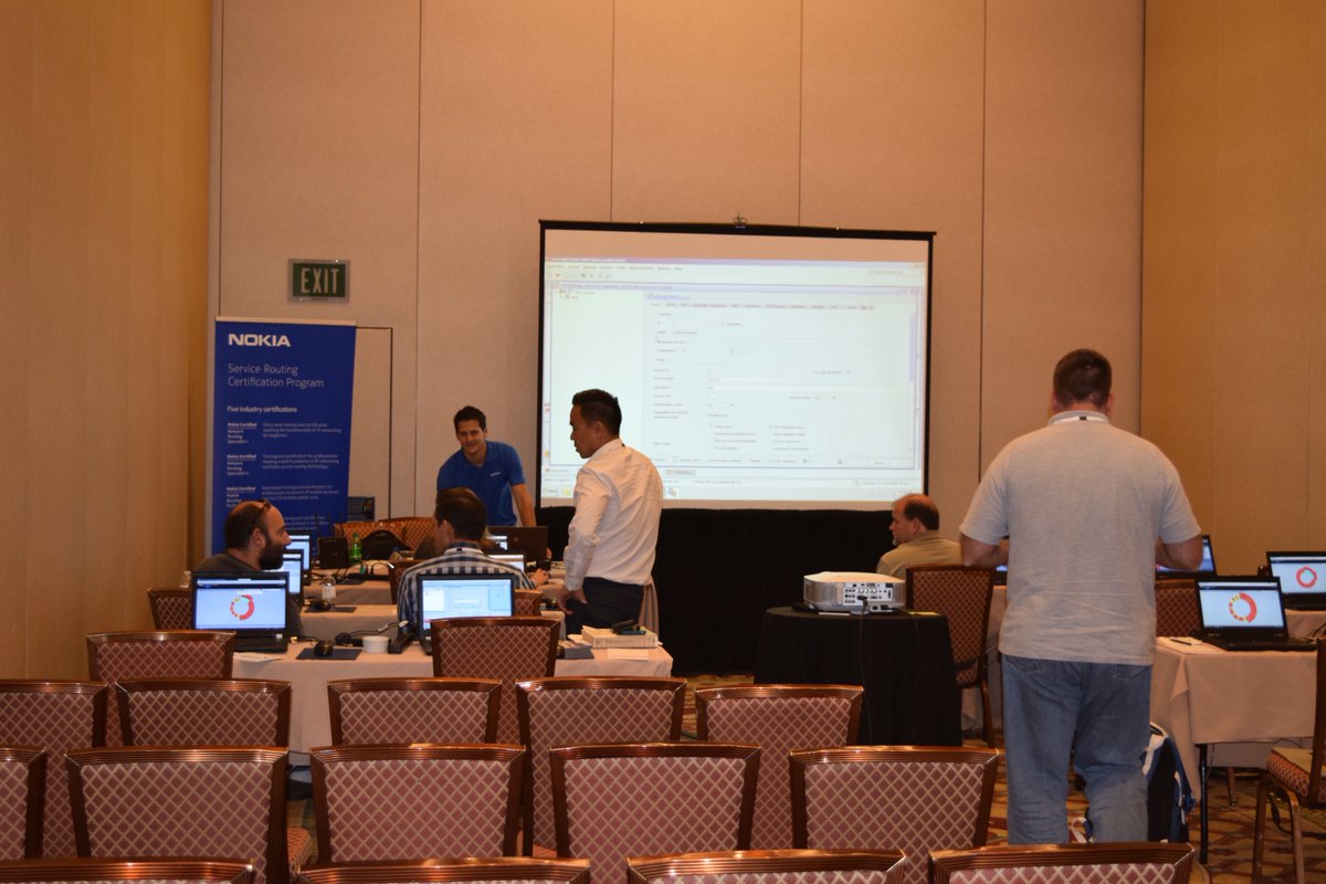 AndrewMissing's tweet photo. Students hard at work in Service Routing Certification (SRC) workshops at #SReXperts https://t.co/eQMOo8Tsoo