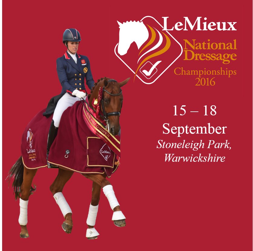 Just one day to go until start of BD National Champs! See top dressage stars in action, tickets available on gate.