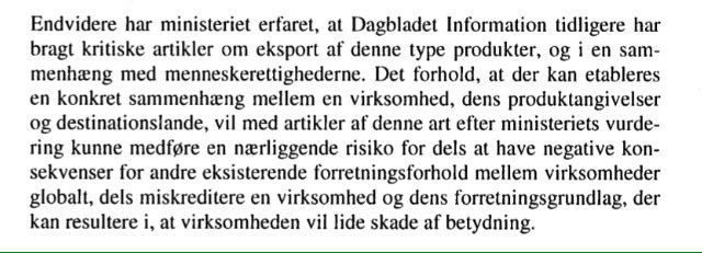 LasseSkou's tweet photo. At jeg har skrevet kritiske artikler om eksport af overvågning taler ifølge @EVM_dk imod at gi' mig aktindsigt https://t.co/kV2oNlcL41