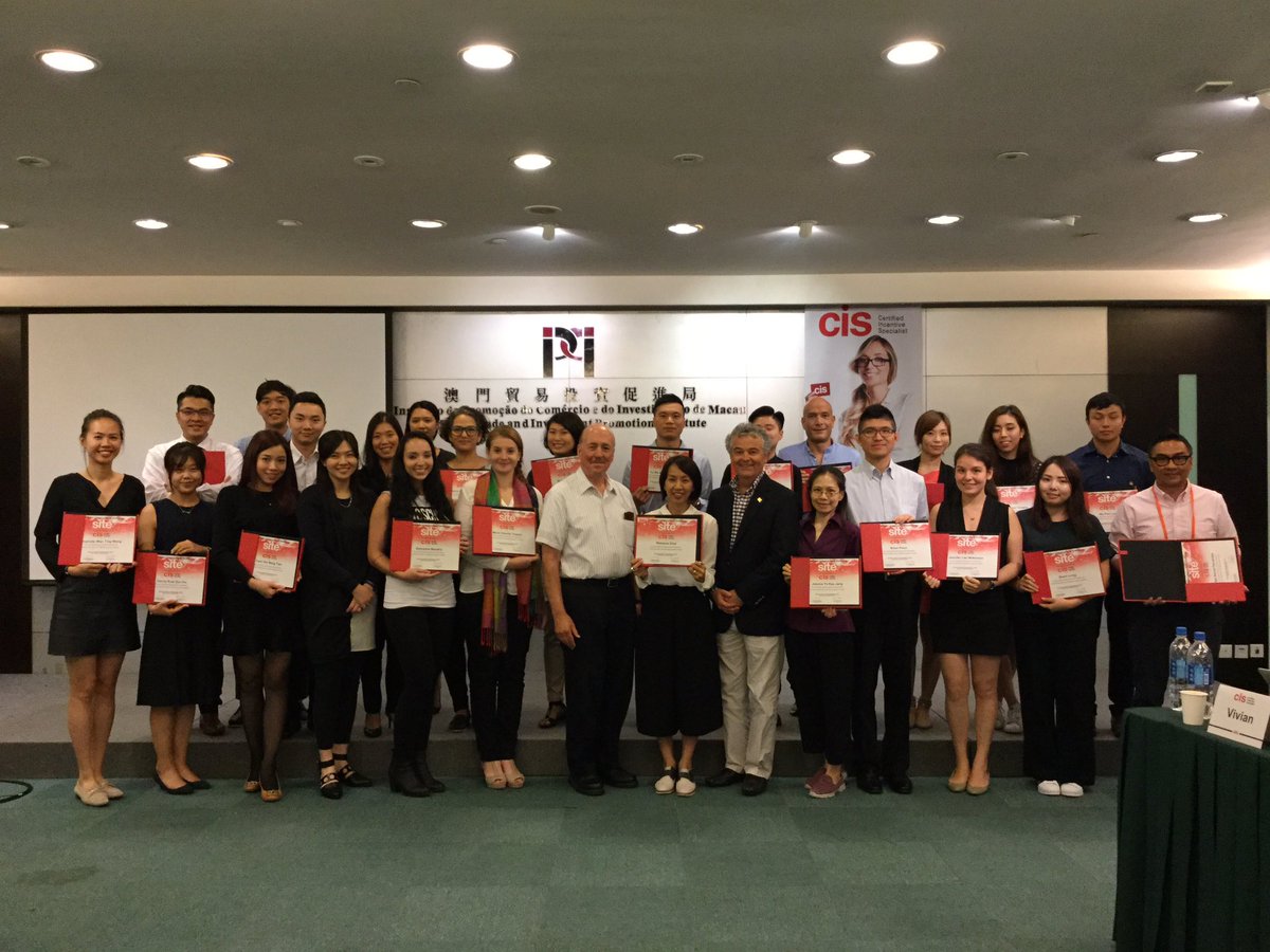 Some of the happy professionals in Macau that just added the CIS certification credential to their names