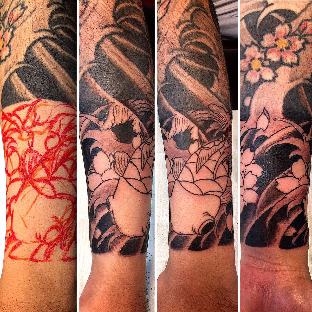 2face Tattoo Studio No Twitter 市原市からのご新規さんt君 他店作品を金魚と桜で延長始めました 刺青 タトゥー Tattoo 和彫り 金魚 桜 千葉 木更津 聖針 2facetattoo 2face Tattoo Studio No Twitter 市原市からのご新規さんt君 他店作品を金魚と桜で延長始めました 刺青 タトゥー Tattoo 和彫り 金魚 桜 千葉 木更津 聖針 2facetattoo
