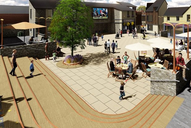 Carmjournal's tweet photo. Major plans for Carmarthen town centre redevelopment are unveiled in video  https://t.co/Qqk6yn9lje https://t.co/mFfm98Jz1q