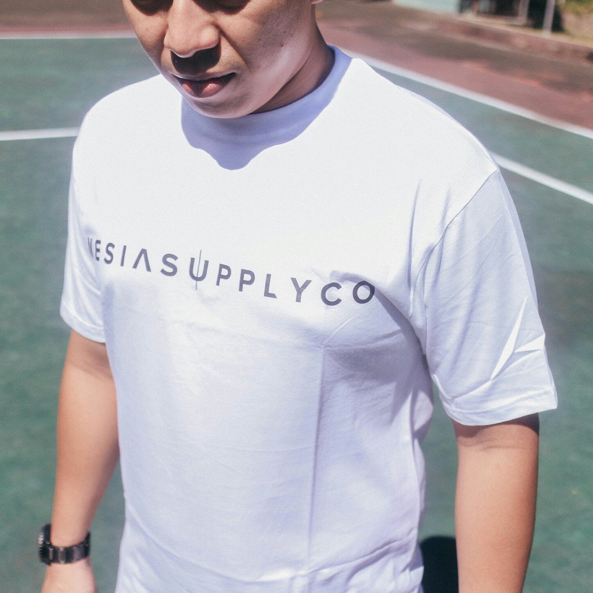 "Mark"
Printed on white short sleve cotton with rubber matsui ink. Let's order here-> Line@: goo.gl/UYOFoc