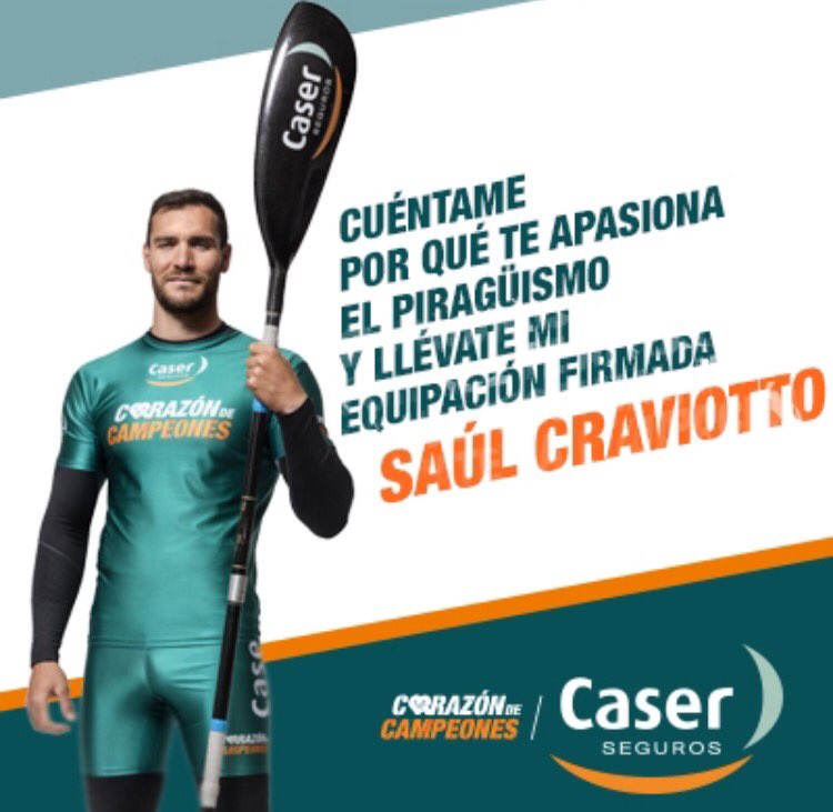 ¿Quieres ganar mi equipación firmada? Cuéntame por qué te apasiona el piragüismo #CorazóndeCampeonesSAUL @caser