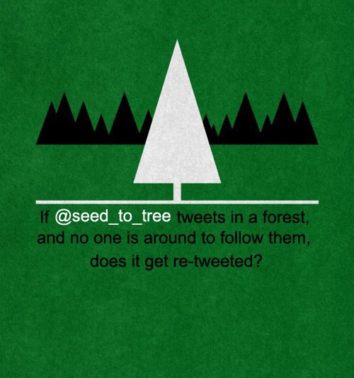 seed_to_tree's tweet image. The #SeedToTree thought for the day! ;-)