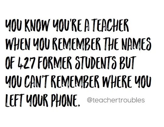 #TeacherLife