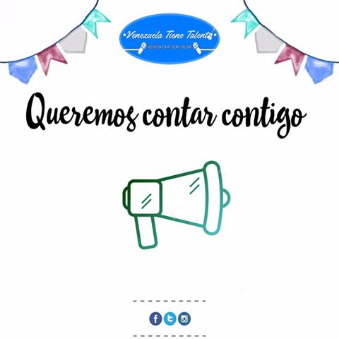 TalentoVzla2016's tweet photo. No te lo puedes perder aquí lo que sobra es música #VzlaTieneTalento https://t.co/bAf4Hjc4bY