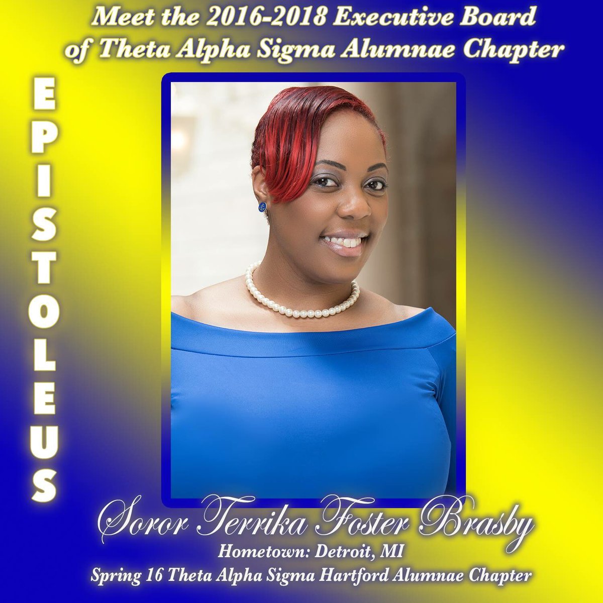hartford_sgrhos's tweet photo. This #prettypoodletuesday we shout out our chapter Marketing Chair/Historian Soror @SheKnowsSports_ #EEYIP #SGRho https://t.co/6M2sAt8eNN