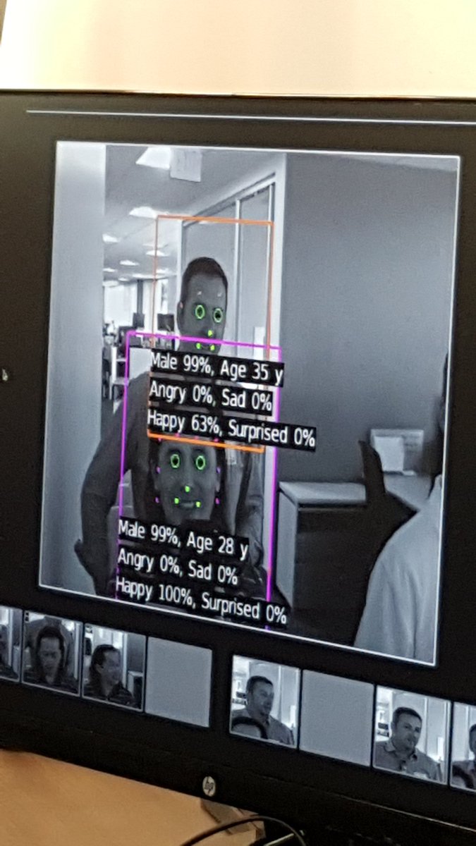 jimcjen's tweet photo. Testing out retail tech with @mrpauly at Bosch Pgh event tonight - guess I'm a happy Millennial! https://t.co/Fywrt2b1rq