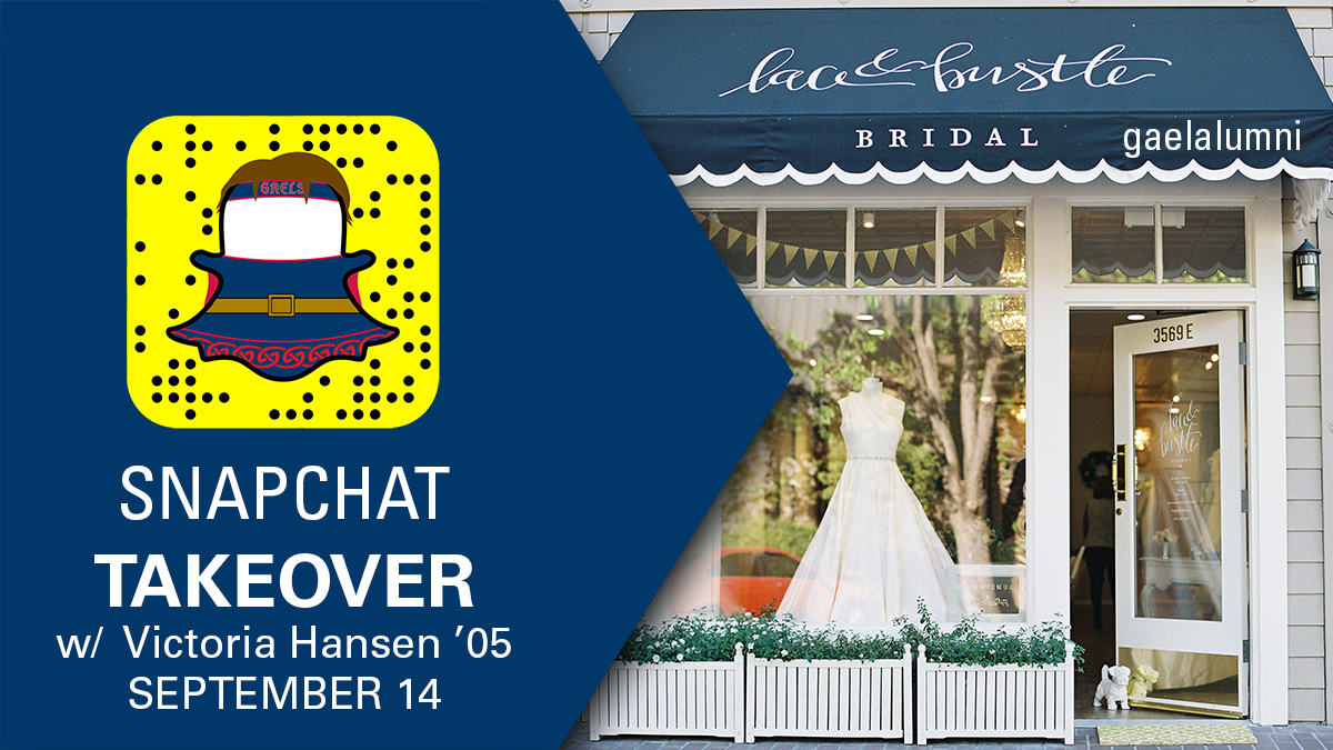 Got a wedding to plan? Want to see a small business? Victoria Hansen '05 shows us around her shop, <a href="/laceandbustle/">Lace & Bustle Bridal</a>