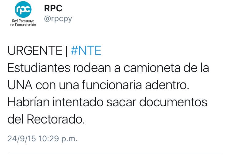Santula's tweet photo. Les pido que comparen las noticias de hace un año con las de hoy respecto a la fiscalía. #UNAnotecalles @rpcpy https://t.co/QoGJag1mQ0