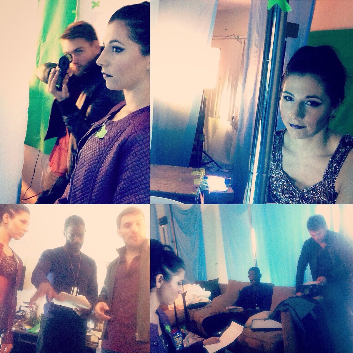 melissaserres's tweet photo. I can and I will  #french #scifi #movie in the making . Such a lovely #set !!! #actress #nostoppingus #superpower https://t.co/n1iWnVdkdS
