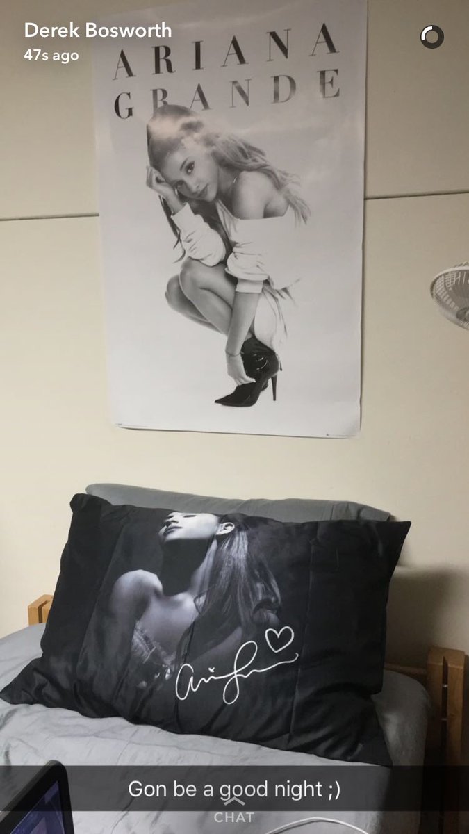 Steph_Inman's tweet photo. The only girl I have to worry about Derek sleeping with at college (literally) https://t.co/Cgceagya3G