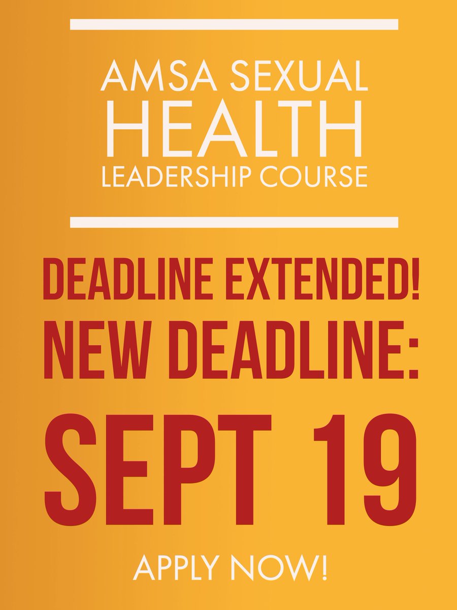AMSASHLC's tweet photo. We've extended the #AMSASHLC deadline to Monday Sept 19th - but don't delay, apply today! https://t.co/zDO3nw0itQ https://t.co/A4kZy9eKqp