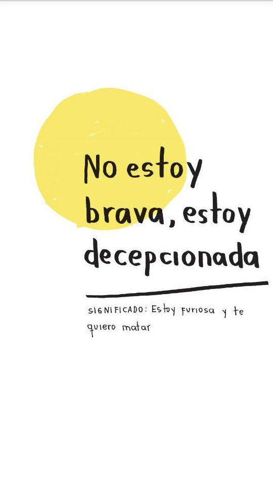 Danielabcb's tweet photo. A continuación un pequeño diccionario de mis términos cuando estoy molesta https://t.co/ElltjleGcl