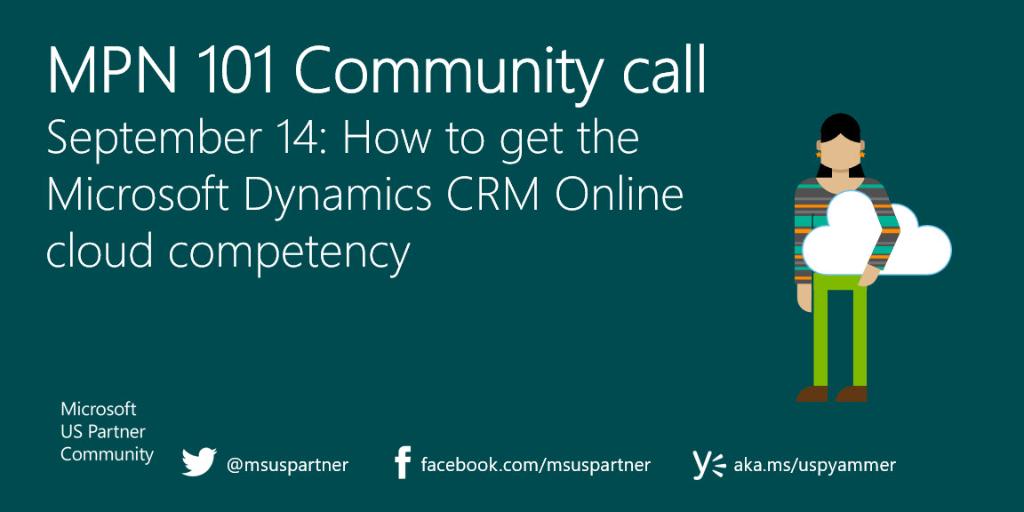 Wednesday: Details about earning the Dynamics CRM Online cloud competency spr.ly/6012BAUCA #msPartner