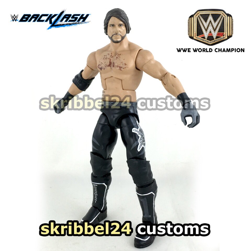 Skribbel24's tweet photo. AJ Styles #Backlash custom on eBay.
https://t.co/fBIpjb5gRR #AJStyles #skribbel24 #wwecustom #wwe https://t.co/CWmckAiu5l