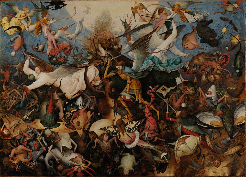 worldpainting2's tweet photo. The Fall of the Rebel Angels  (1562)

Pieter Bruegel the Elder's works -> https://t.co/6xG33JGdHy
 https://t.co/HsIzFZ7iHR