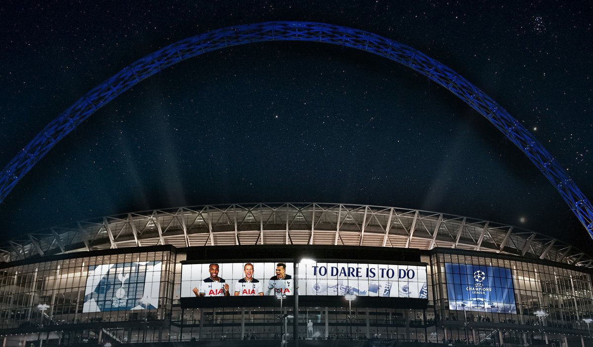 judrap's tweet photo. Now it is #Wembleday . .
#COYS #WeOwnTheArch https://t.co/znYVjP4HN3