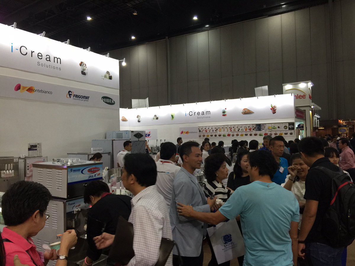 FrigomatSrl's tweet photo. Frigomat, con i - Cream Solutions, alla fiera Food &amp; Hotel Thailand a Bangkok. https://t.co/u3SyGeSJpq