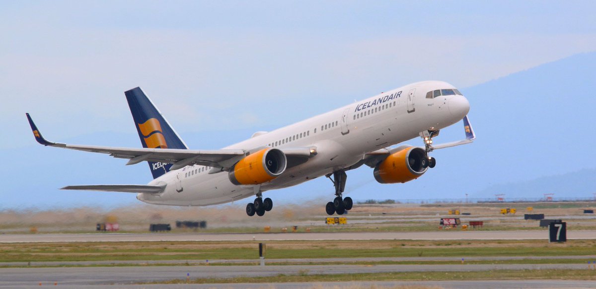 Kent_YVR's tweet photo. .@Icelandair #Boeing #757-23N(WL) #TFFIC departure @yvrairport for #KEF #Reykjavik #Keflavik Intl #yvrspotters https://t.co/CW85upX4Sm