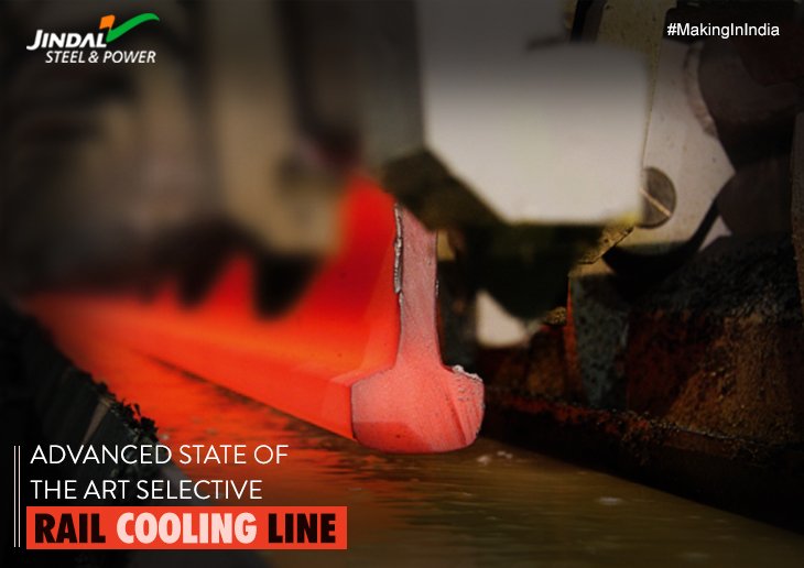 #JSPL took the lead by setting up a state-of the-art #technology for #Rail #HeadHardening