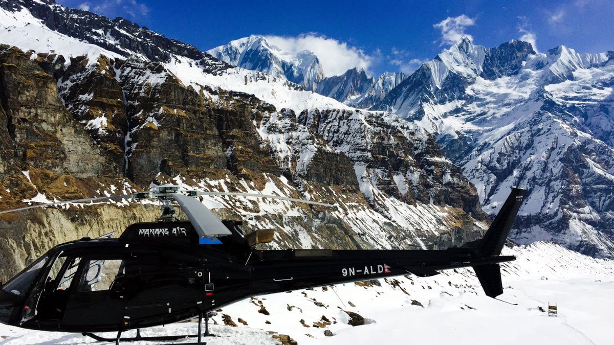 DreamHimalayan's tweet photo. #Annapurna BC #Heli #tour is for those who have less time to #travel but want to explore ABC https://t.co/iy3IZZyrpT https://t.co/4VXxeBZ4VO