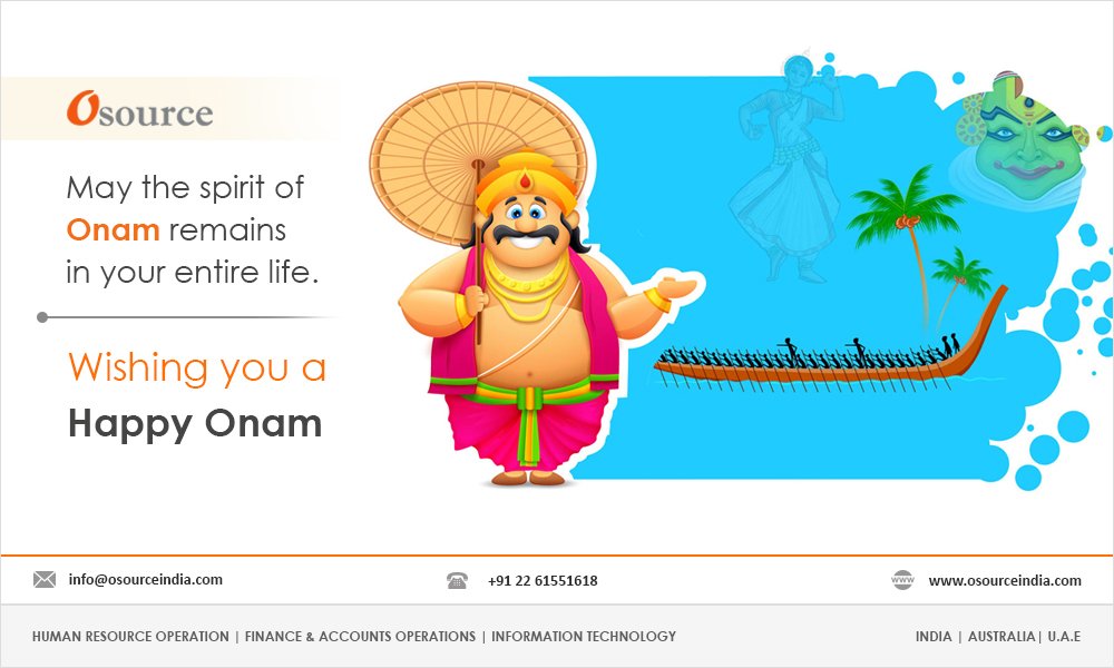Osourceglobal's tweet photo. Wishing you a Happy Onam !! https://t.co/3jQGfJSLWt