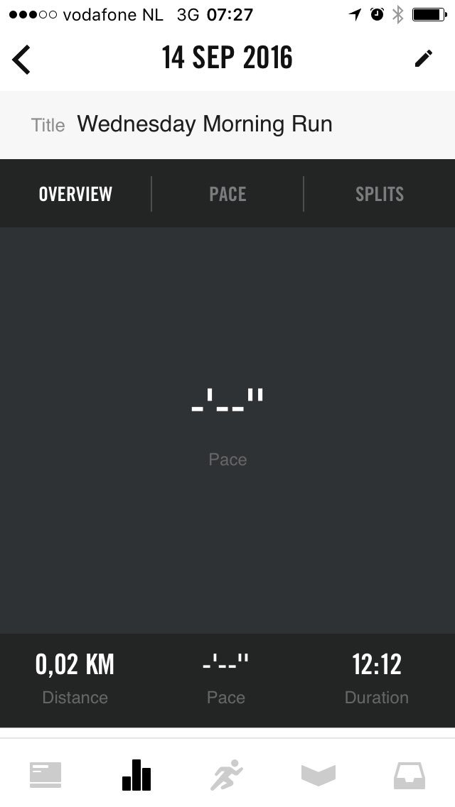 bartbos's tweet image. Again no track info in the Nike Run Club app. How do I solve this? #nike #nrc #nikesupport