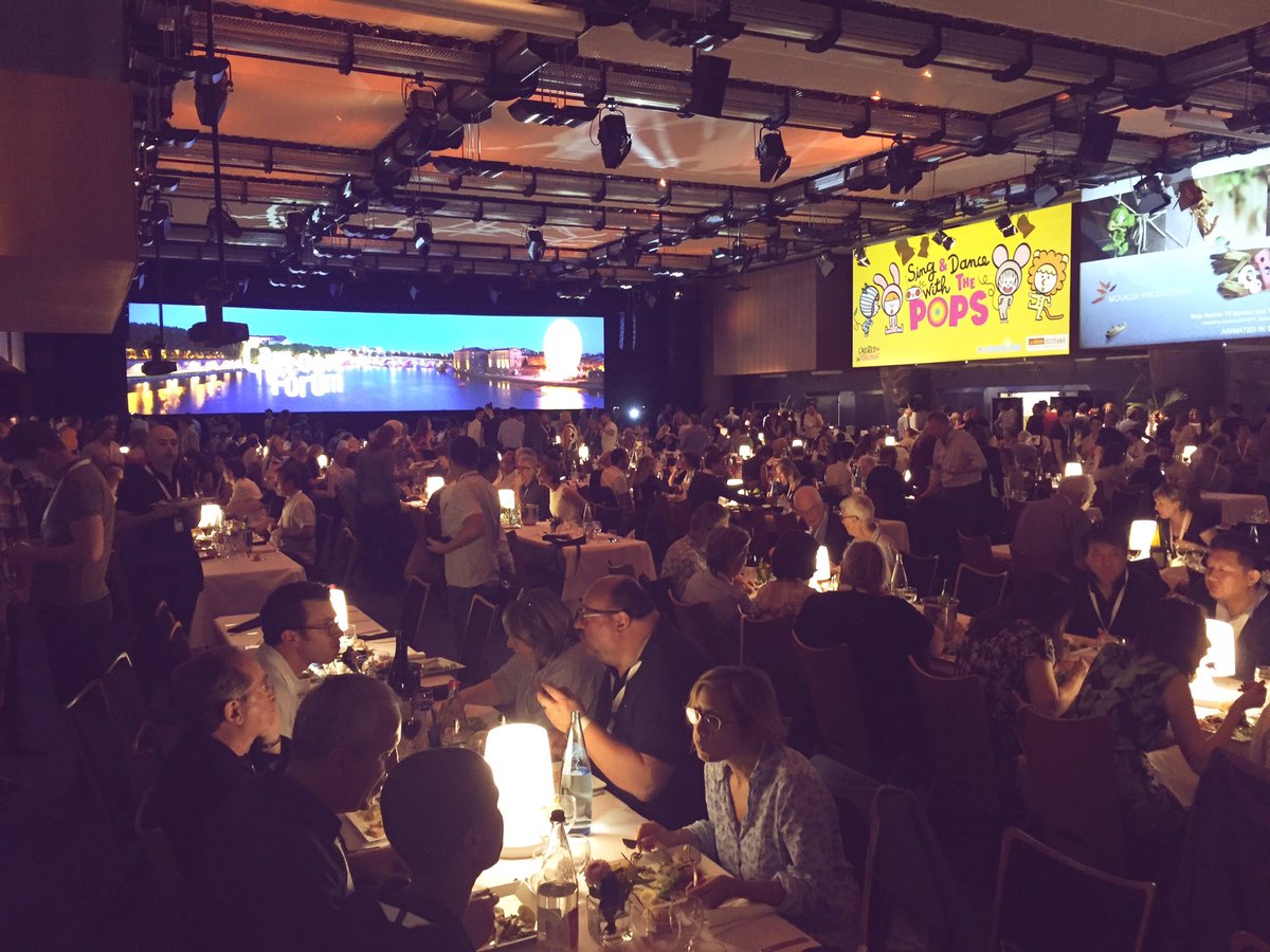 olelardoux's tweet photo. Nice welcome diner last night @CARTOON_media @CyberGroupStud https://t.co/GIiXcaDF9N