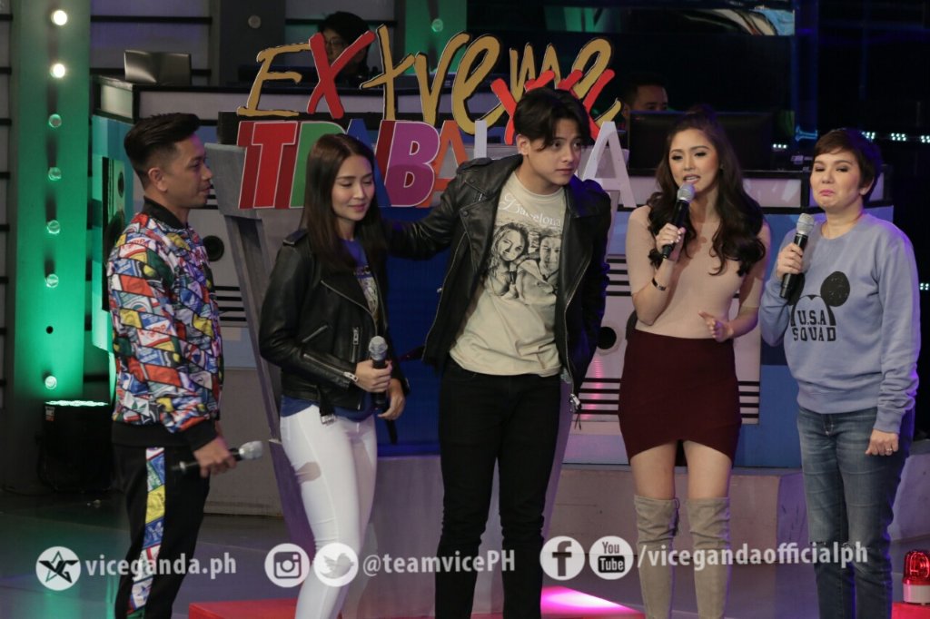 teamvicePH's tweet image. Trabahula Extreme na with King and Queen of Hearts Daniel Padilla and Kathryn Bernardo! #ShowtimeMiyerkuLessStress