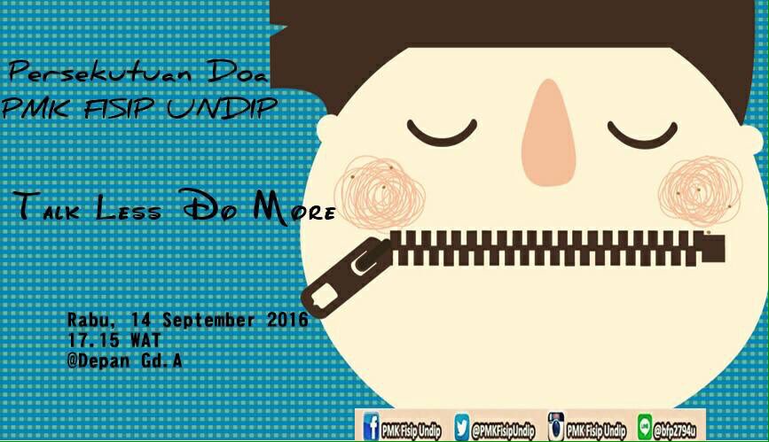 Shallom PMKers yuk merapat untuk PD "Talk Less Do More" kita nanti sore pukul 11:45 didepan ged A keykeyy. GBU❤️❤️