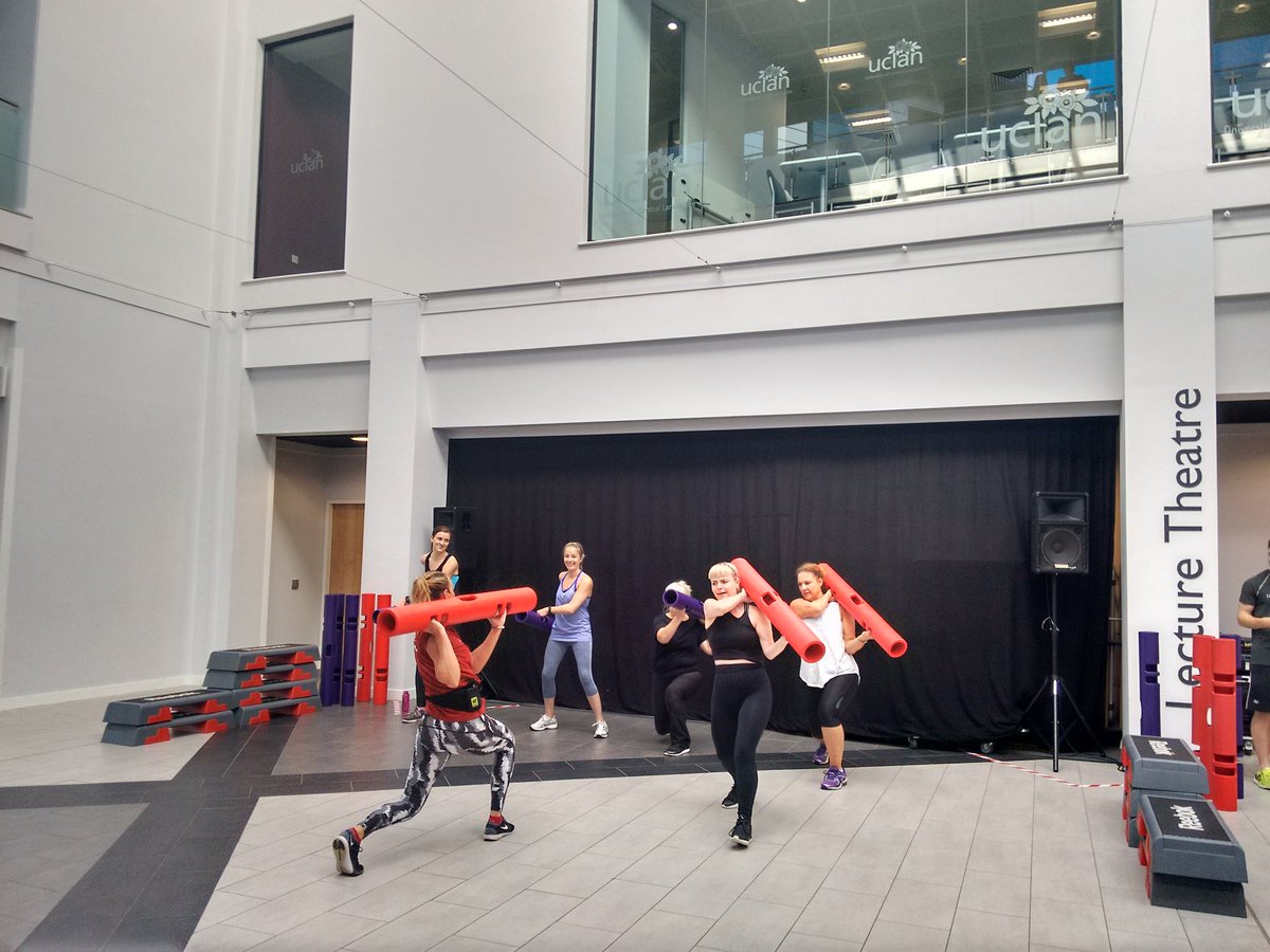 Burnley College On Twitter Fitness Evolution Trainer Holly Lynch Is Taking Brave Fitness Fans Through Vipr Group Fight Moves In The Atrium